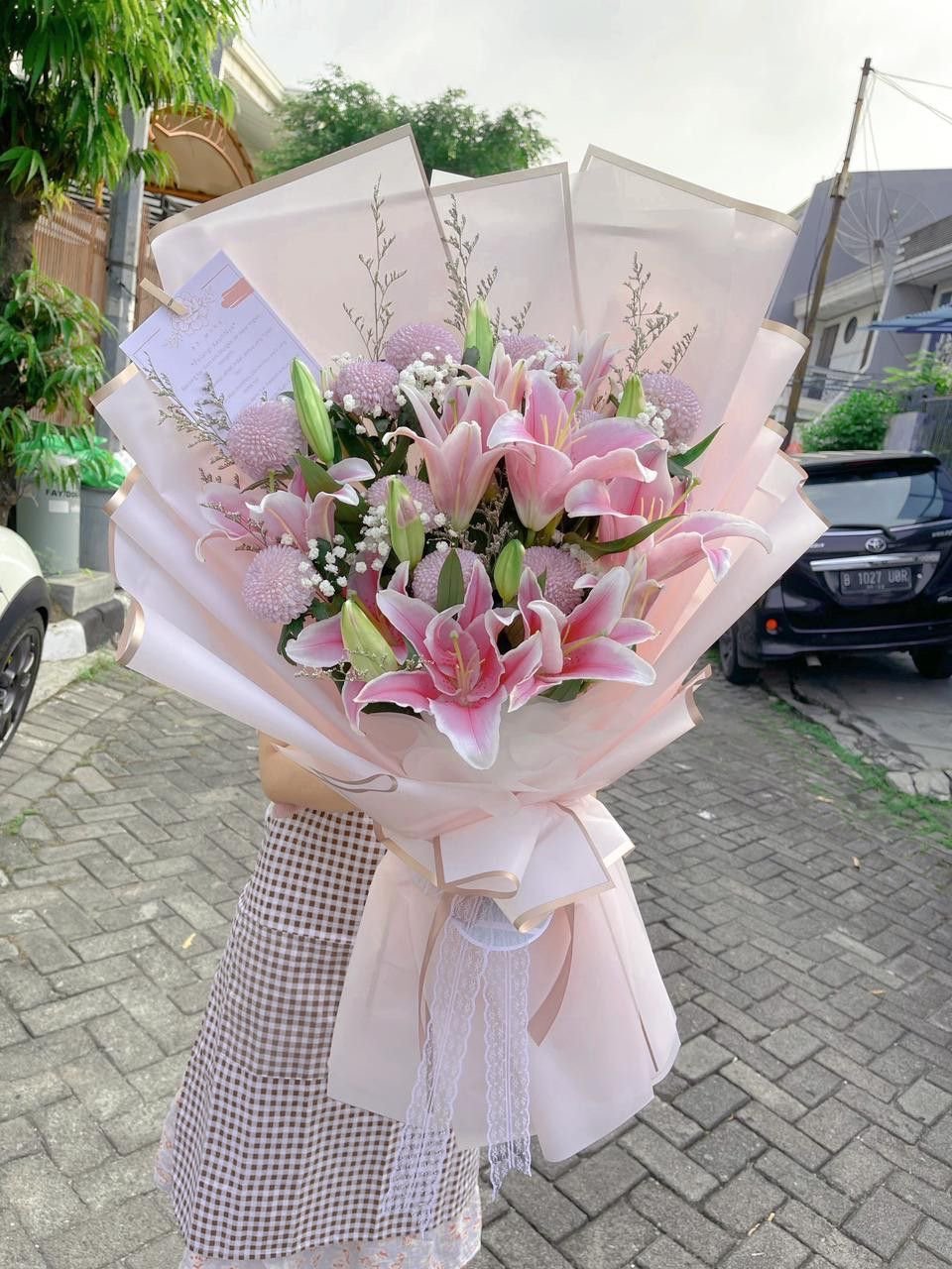 Flat bouquet